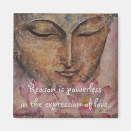 Rumi Liebe Zitat Buddha Wasserfarben Magnet