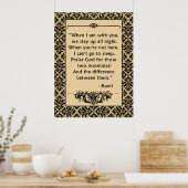 RUMI-LIEBE-Zitat für Plakate oder Printwerbung (Küche)