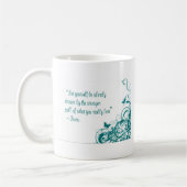 Rumi Liebe Zitat Kaffeetasse (Links)