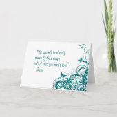 Rumi Liebe Zitat Karte (Vorderseite)