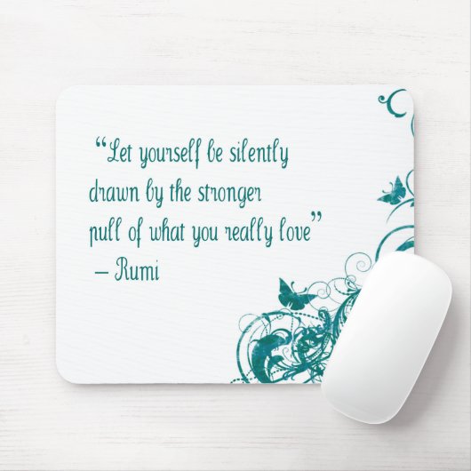 Rumi Liebe Zitat Mousepad (Mit Mouse)