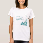 Rumi Liebe Zitat T-Shirt (Vorderseite)