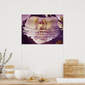 Rumi Love is a mirror Poster (Küche)