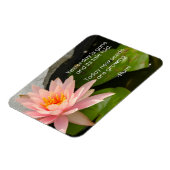 Rumi Magnet mit Pink-Lotus-Blume (Linke Seite)