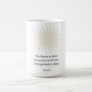Rumi Morgenpoesie Kaffeetasse