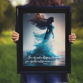 Rumi Ocean Quote Dreamscape Poster