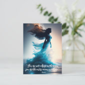 Rumi Ocean Quote Dreamscape Postkarte (Stehend Vorderseite)