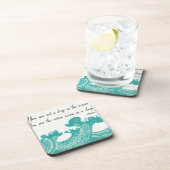 Rumi Ocean Zitat Getränkeuntersetzer (Rechte Seite)