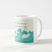 Rumi Ocean Zitat Kaffeetasse (VorderseiteRechts)