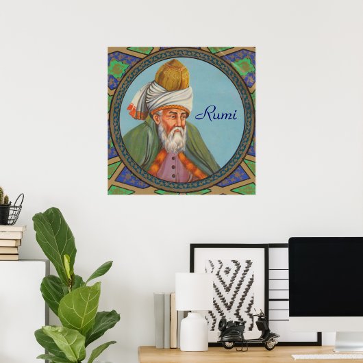 Rumi Poster (Heimbüro)
