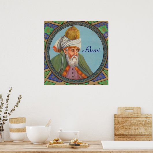 Rumi Poster (Küche)