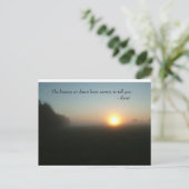 Rumi Postkarte 'The Breezes at Dawn' (Stehend Vorderseite)