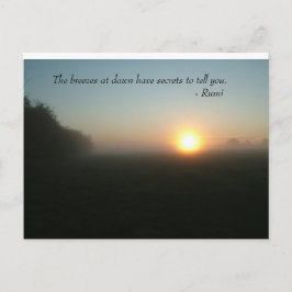 Rumi Postkarte 'The Breezes at Dawn'