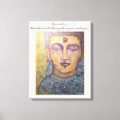 Rumi Quote Buddha Leinwand Wasserfarben Kunst (Vorderseite)