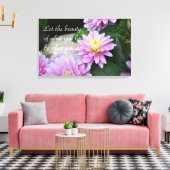 Rumi Quote Dahlia Canvas Print Leinwanddruck (Insitu (Wohnzimmer))