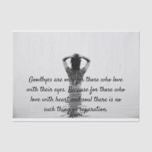 Rumi Quote Tissue Paper Seidenpapier