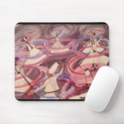 "Rumi Revolutions-" Mausunterlage Mousepad (Mit Mouse)