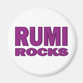 Rumi Rocks Magnet (Vorne)