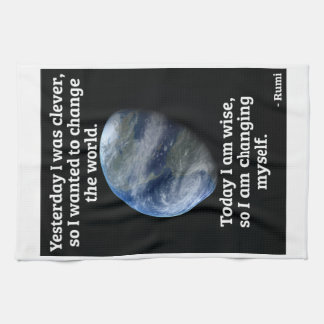 Rumi - Selbstveränderung Geschirrtuch