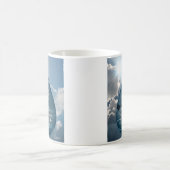 Rumi ~ Tauchen im Ozean Kaffeetasse (Mittel)