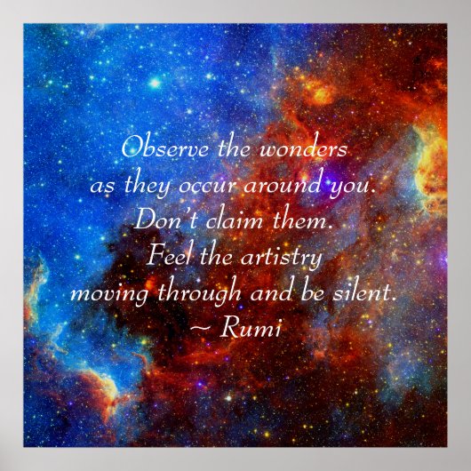 Rumi The wonders Poster (Vorne)