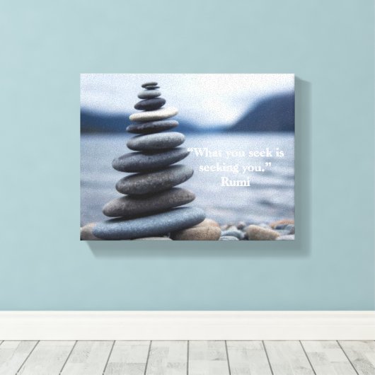 Rumi Valentine Leinwanddruck (Insitu (Holzboden))