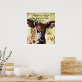 Rumi Wherever, du stehst Poster (Küche)