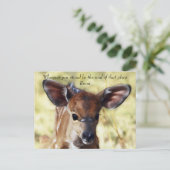 Rumi Wherever, du stehst Postkarte (Stehend Vorderseite)