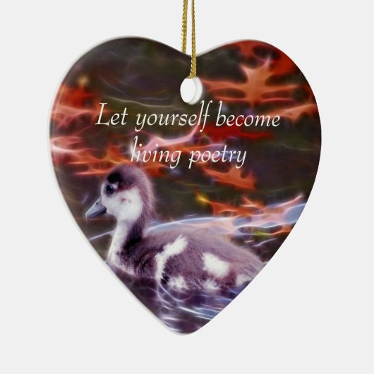 Rumi wird lebende Poesie Keramik Ornament (Rechts)