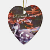 Rumi wird lebende Poesie Keramik Ornament (Links)