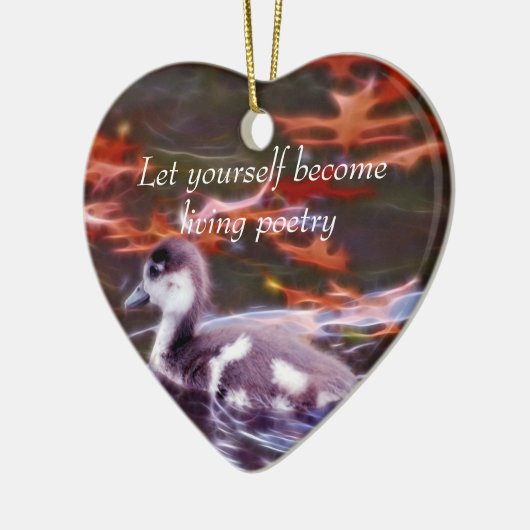 Rumi wird lebende Poesie Keramik Ornament (Links)