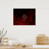 Rumi Wisdom Zitat über Veränderung und Cleverness Poster (Küche)