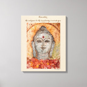 Rumi Zitat-Buddhawatercolor-Leinwand-Wand-Kunst Leinwanddruck