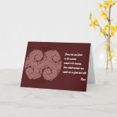 Rumi Zitat-Gruß-Karte. Baum-Mandala-Entwurf Karte (Gelbe Blume)