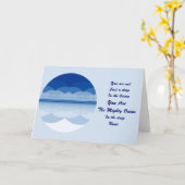 Rumi Zitat-Karte. Ozean-Mandala-Inspiration Karte (Gelbe Blume)