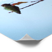 Rumi Zitat mit Hummingbird Poster (Ecke)