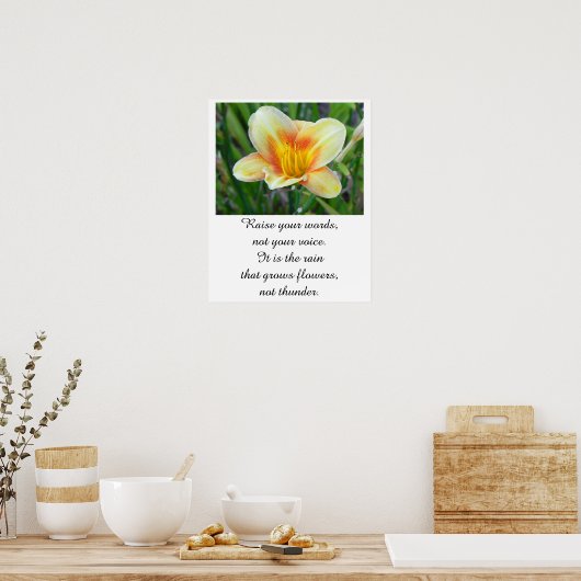 Rumi Zitat - Poster (Küche)