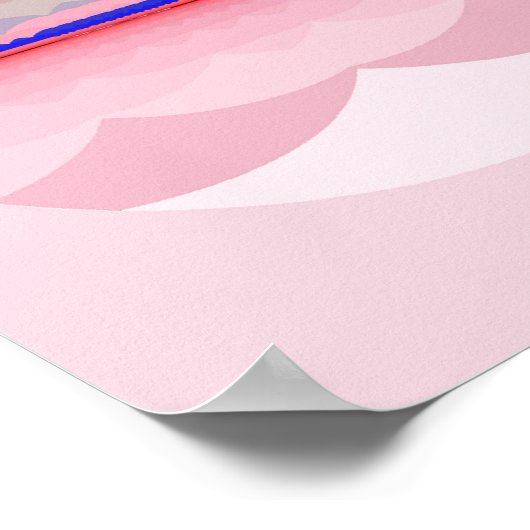 Rumi Zitat Poster Art. Ocean Mandala Inspiration. (Ecke)