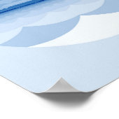 Rumi Zitat Poster Art. Ocean Mandala Inspiration. (Ecke)