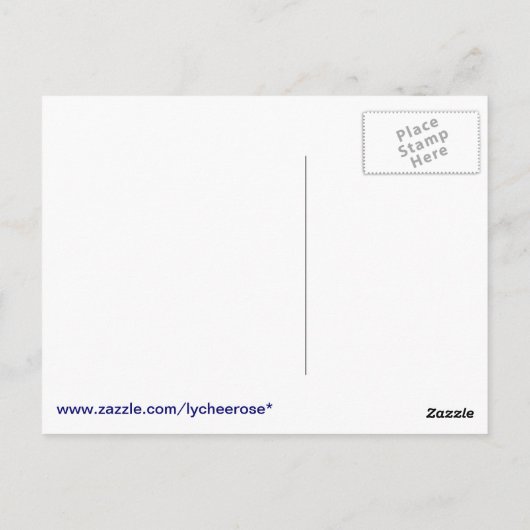 Rumi Zitat Postkarte (Rückseite)