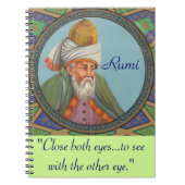 Rumi Zitatnotizbuch Notizblock (Vorderseite)
