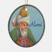 Rumi Zitatverzierung Keramikornament (Links)