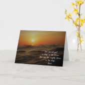 Rumi zitiert über das Leben. Du bist nicht nur ein Karte (Gelbe Blume)