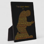 Rumis Gedicht "The Guest House" Plaque Fotoplatte (Seite)