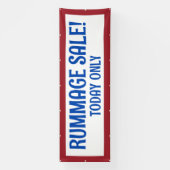 Rummage Sale! Custom Patriotic Banner (Vertikal)