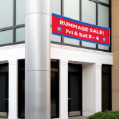 Rummage Sale! Custom Patriotic Banner (Äußeres Gebäude)