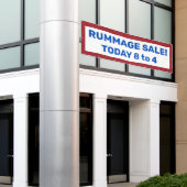 Rummage Sale! Custom Patriotic Banner (Äußeres Gebäude)