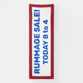 Rummage Sale! Custom Patriotic Banner (Vertikal)