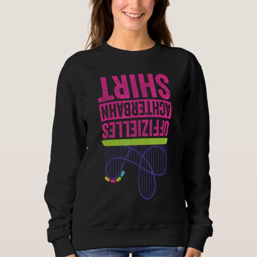 Rummelplatz Amusement Park Fun Fair Rollercoaster Sweatshirt (Vorderseite)