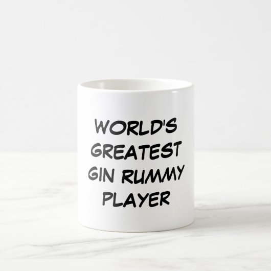 Rummy-Spieler-" Tasse "der Welt bestster der Gin (Mittel)